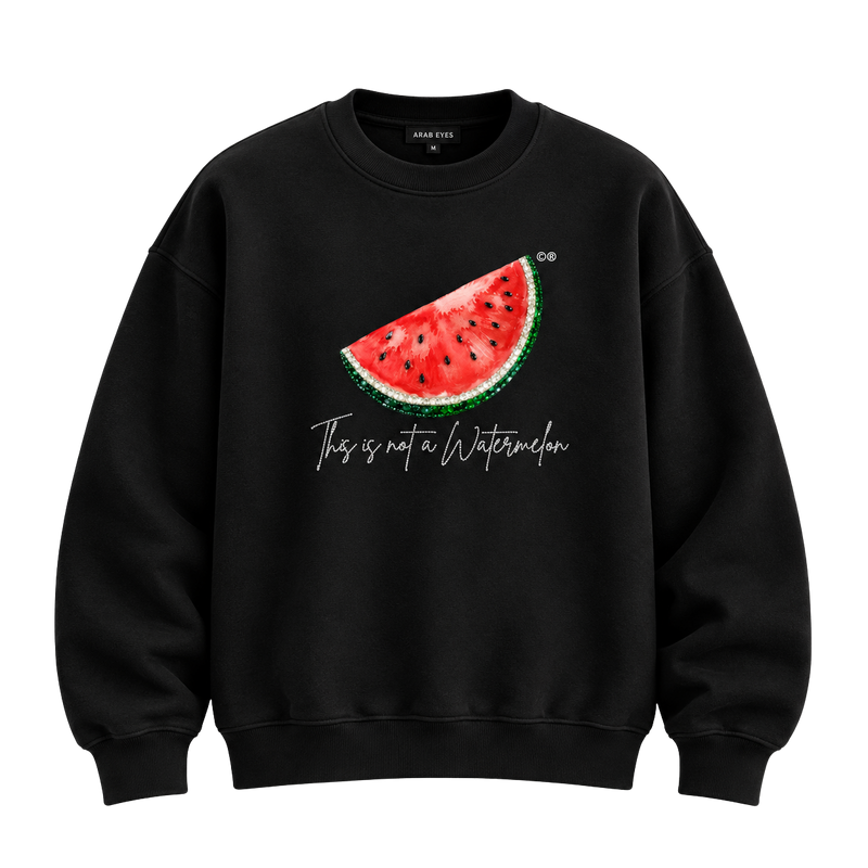 The "This is not a Watermelon" Rhinestone Sweatshirt