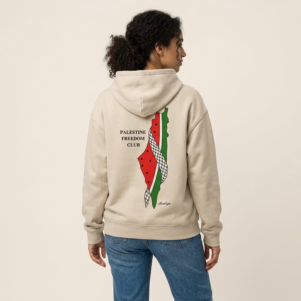 The "Palestine Freedom Club" Oversized Hoodie