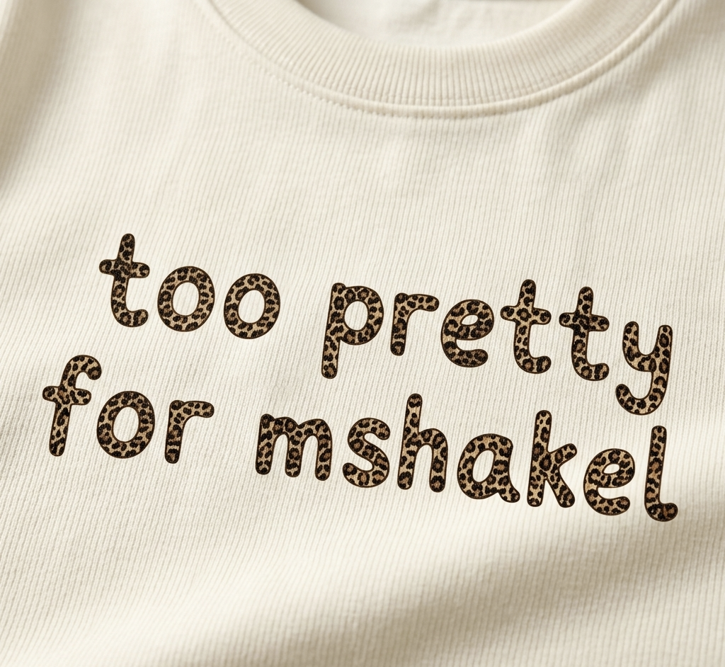 The "Too Pretty For Mshakel" Baby Top