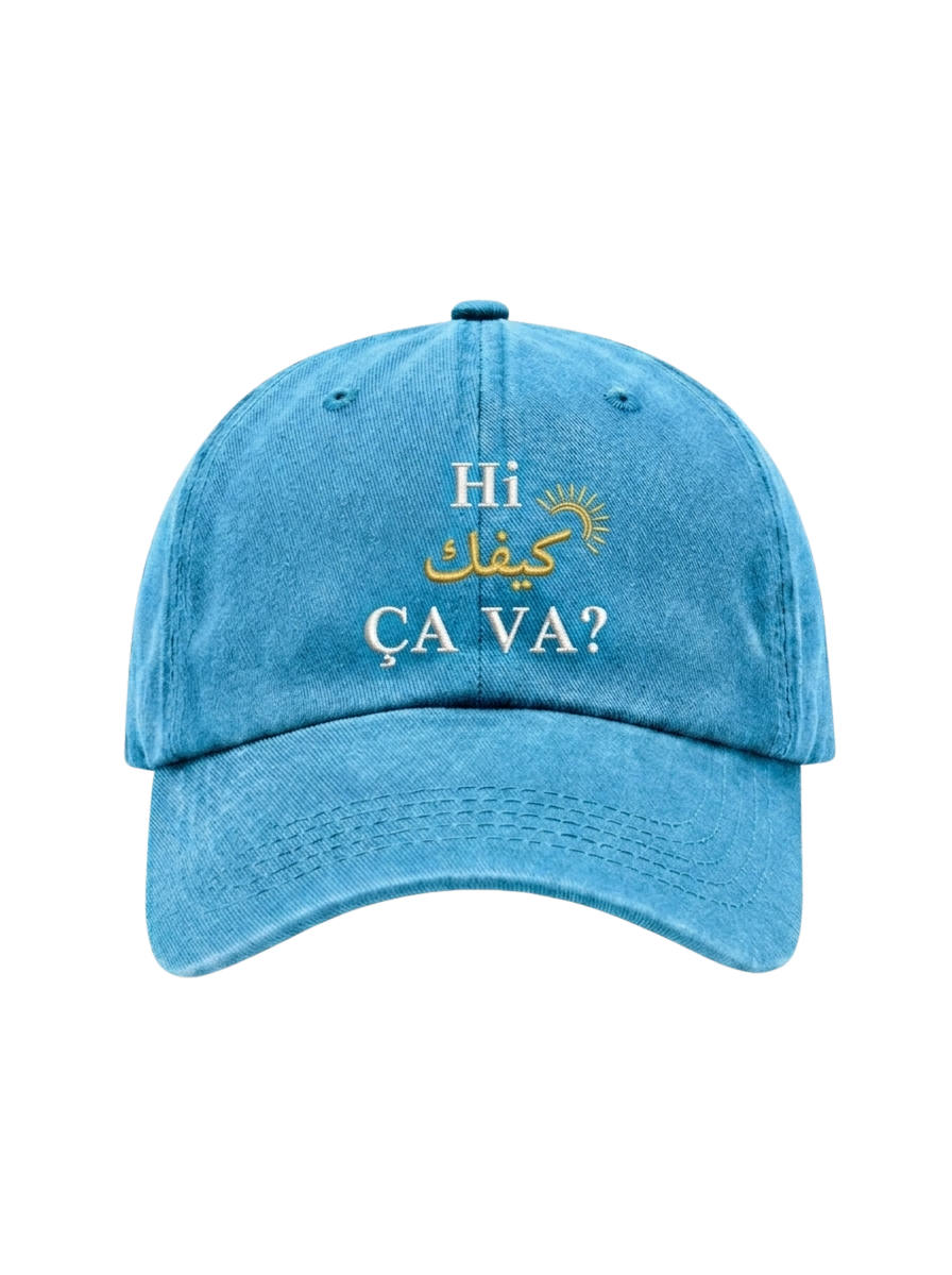 The "Hi, Kifak, Ça Va?" Washed Cap