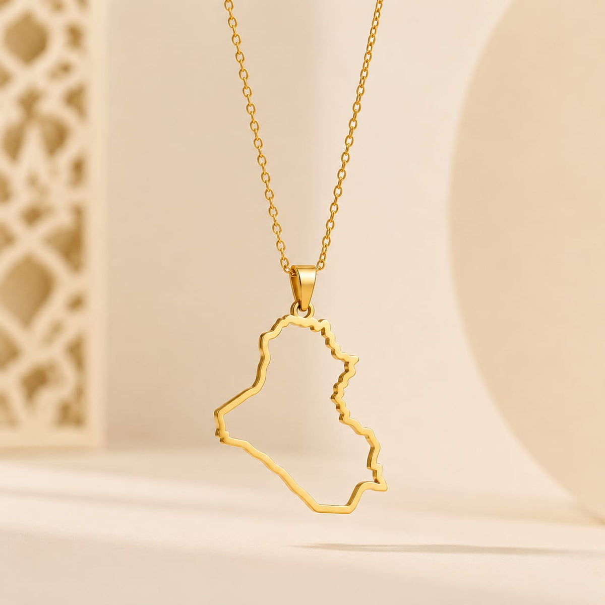Iraq Country Necklace