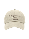 The "Arab Wife" Washed Cap