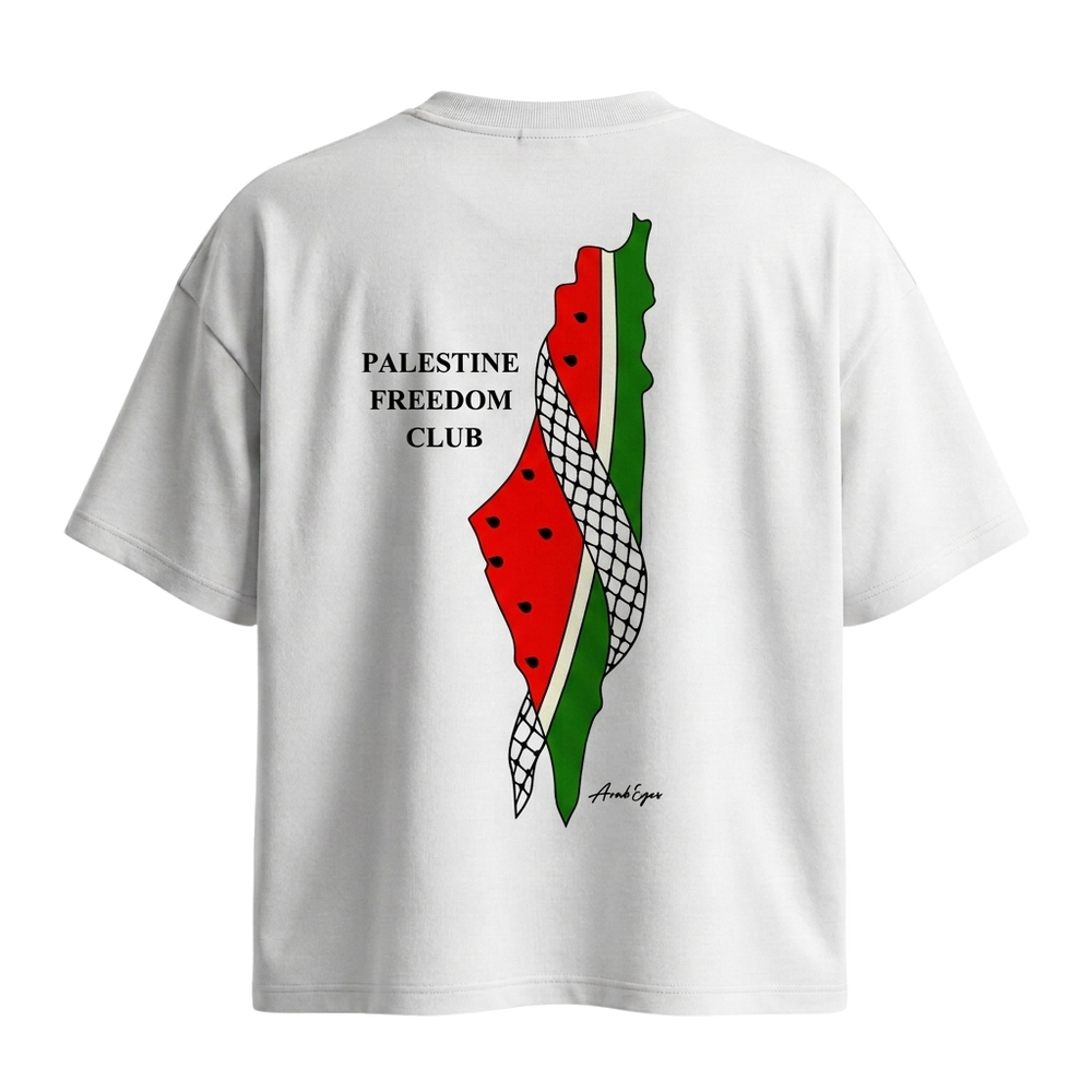 The "Palestine Freedom Club" Oversized Tee