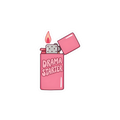 Drama Starter Lighter Sticker