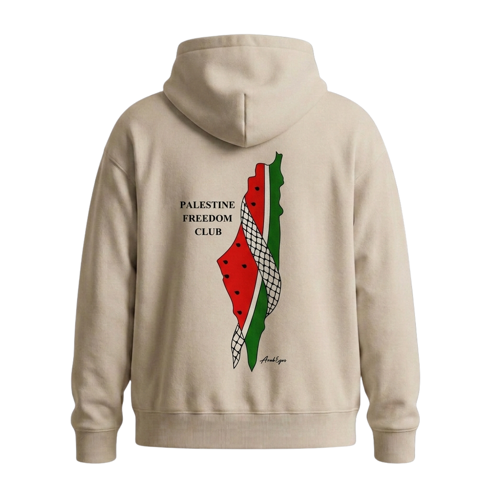 The "Palestine Freedom Club" Oversized Hoodie