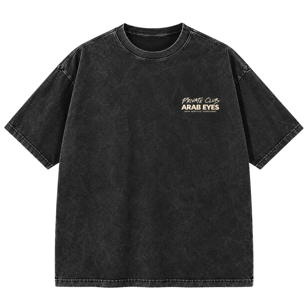 The "Palestine is not for beginners" Washed Oversized T-Shirt