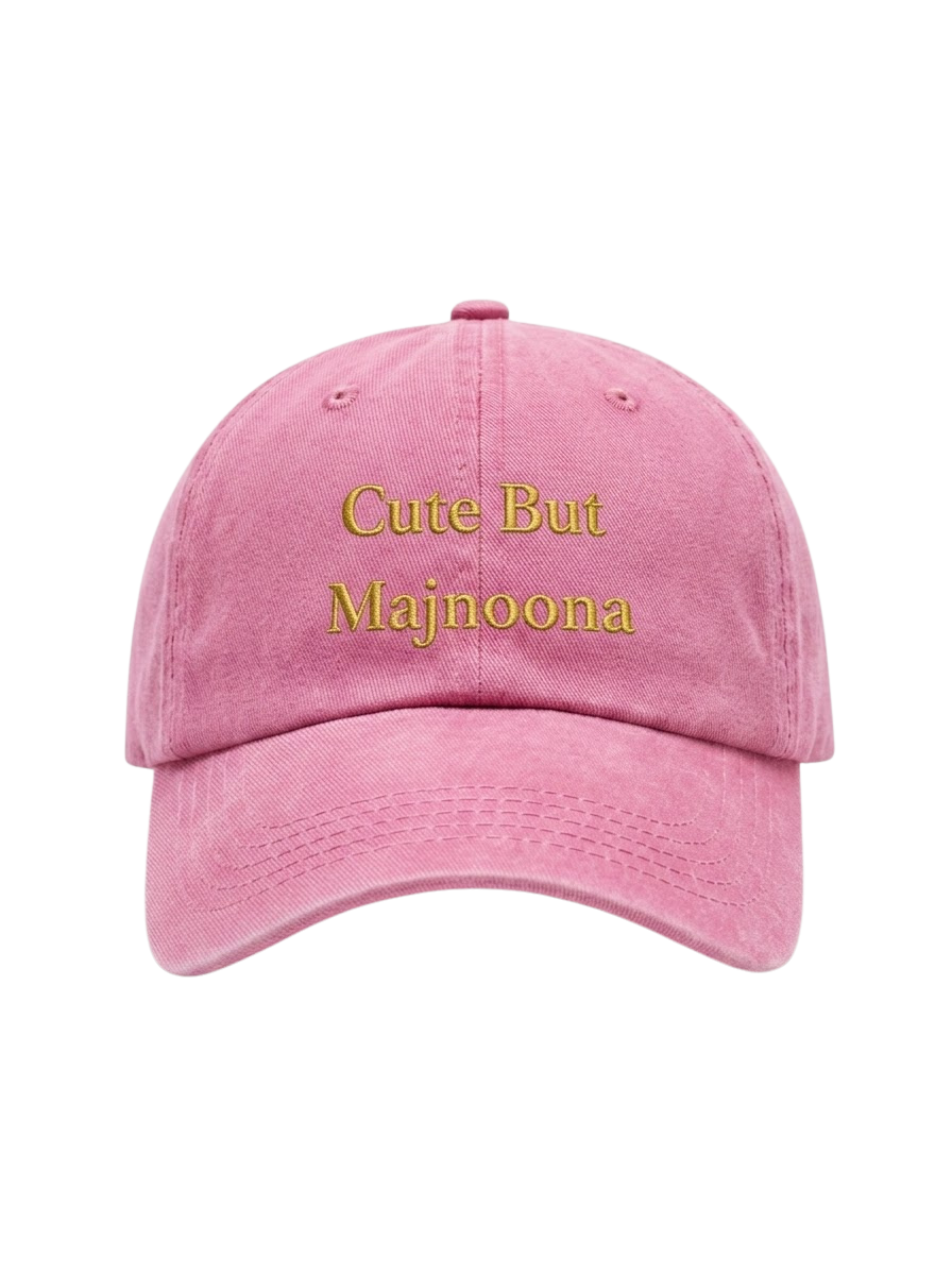 The "Cute But Majnoona" Washed Cap