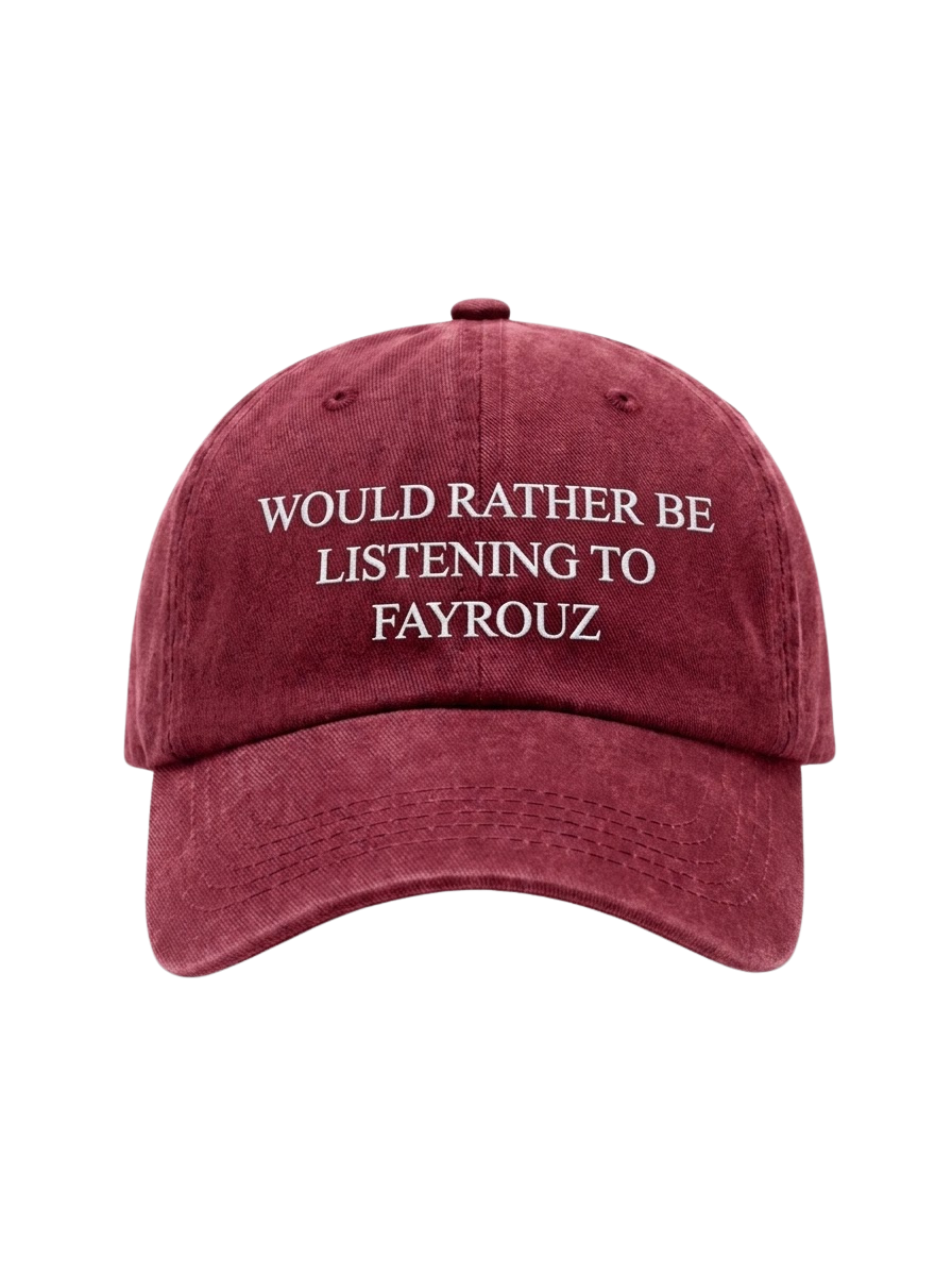 The "Listening To Fayrouz" Washed Cap