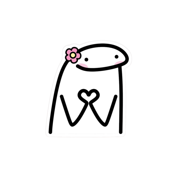 Flork Heart Meme Sticker