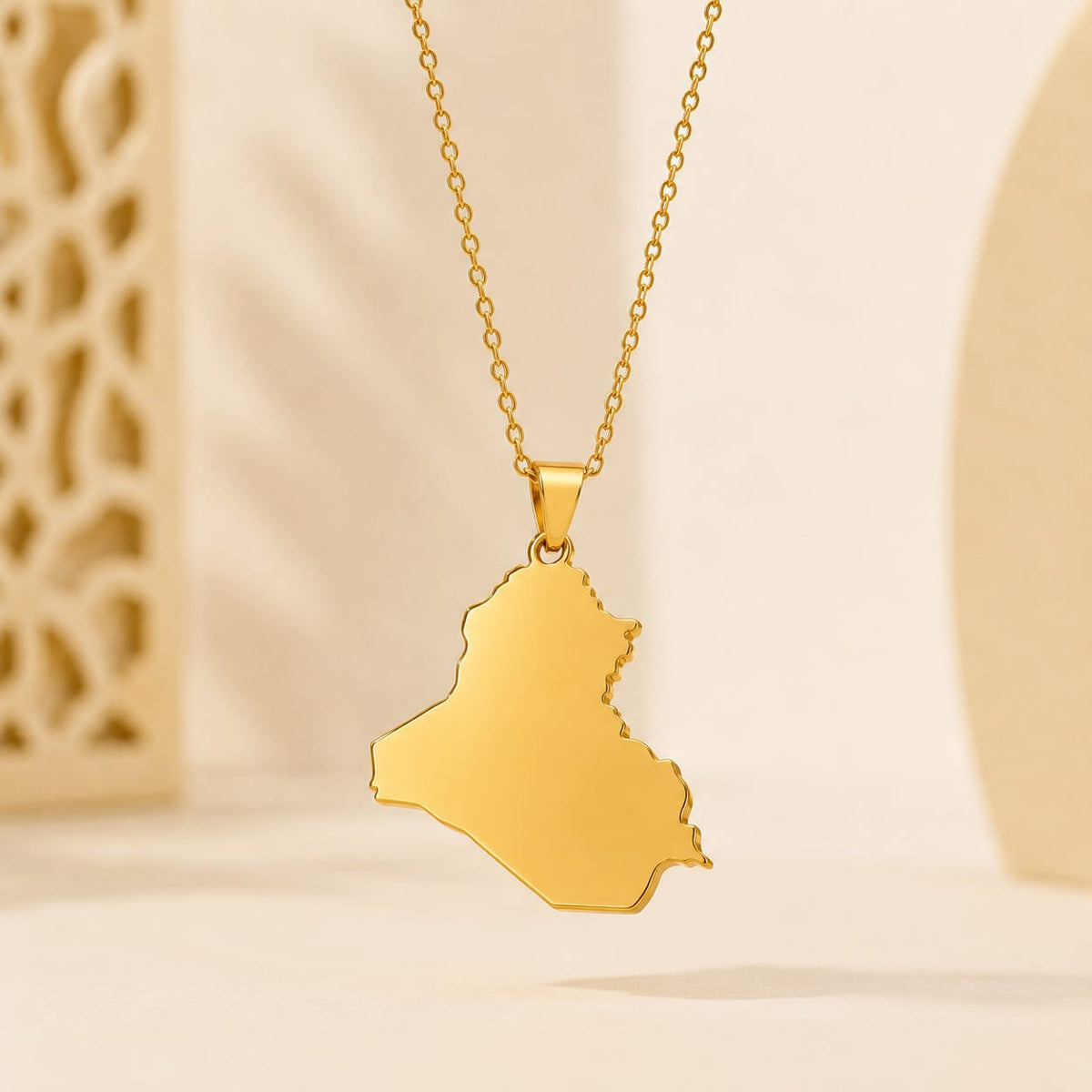 Iraq Country Necklace