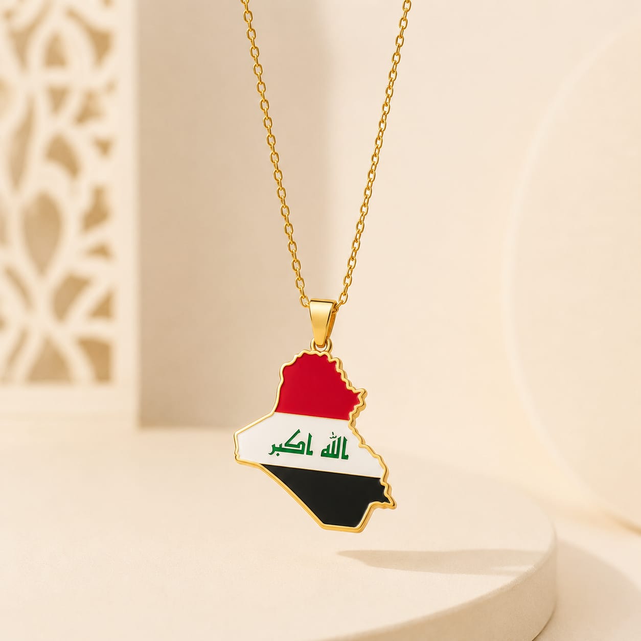 Iraq Country Necklace