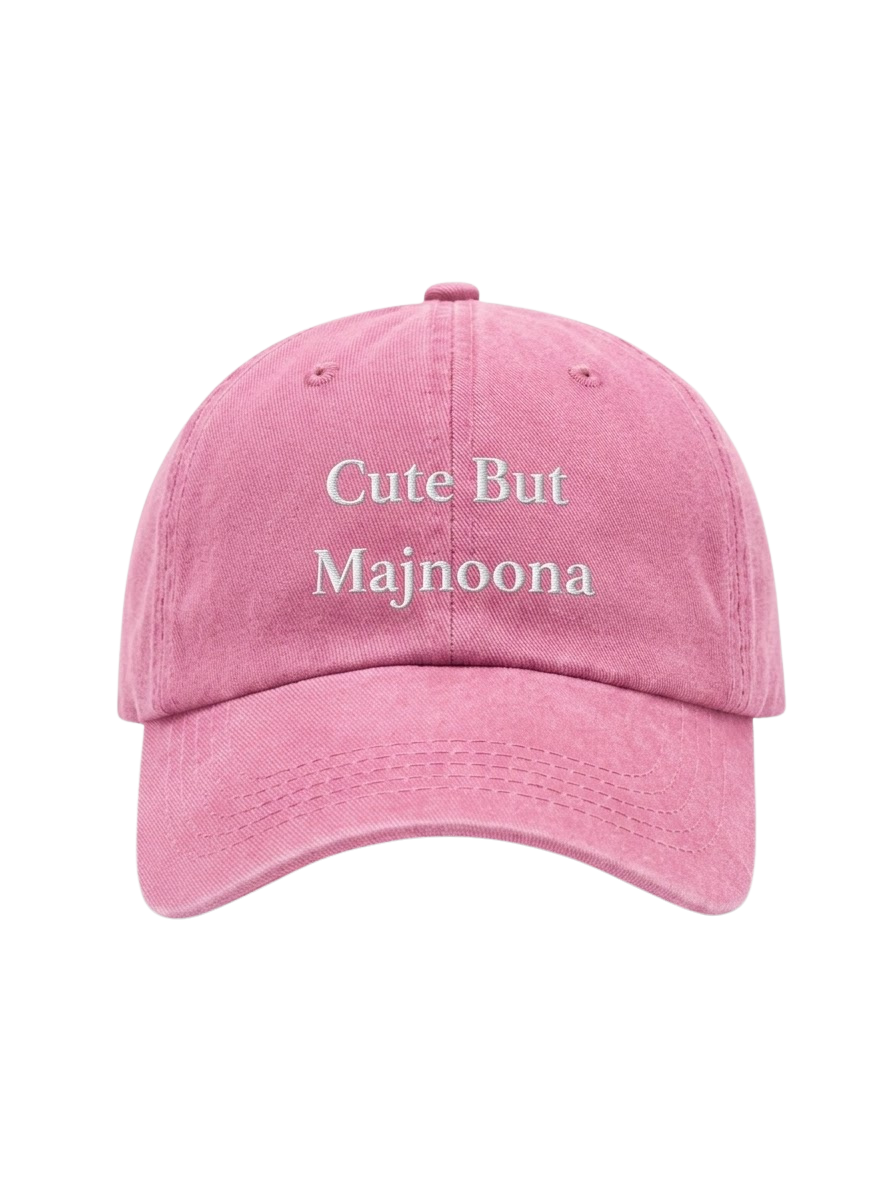 The "Cute But Majnoona" Washed Cap
