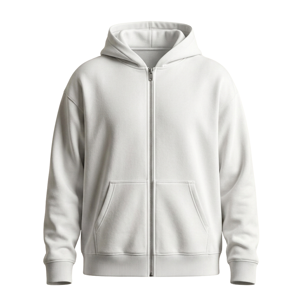 The Blank Zip-Up Hoodie