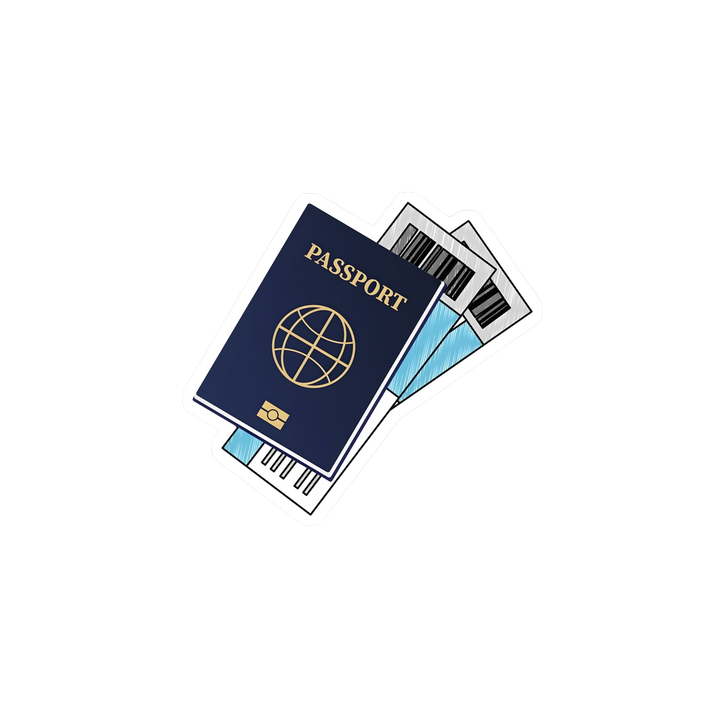 Travel Passport Sticker