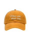 The "More Sabr More Rizq" Vintage Washed Cap
