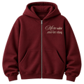 The "More Sabr More Rizq" Zip-Up Hoodie