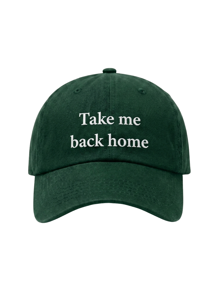 The "Take Me Back Home" Washed Cap