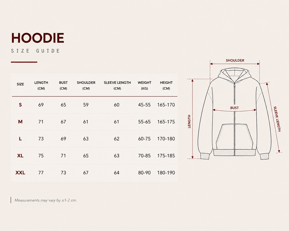 The "More Sabr More Rizq" Zip-Up Hoodie
