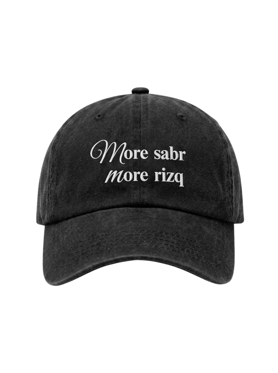 The "More Sabr More Rizq" Vintage Washed Cap