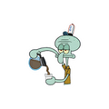 Squidward Coffee Sticker
