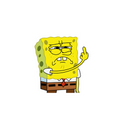 SpongeBob Attitude Sticker