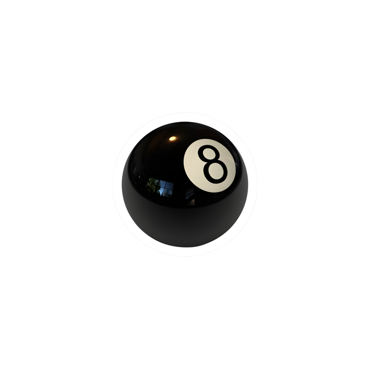 Magic 8-Ball Sticker