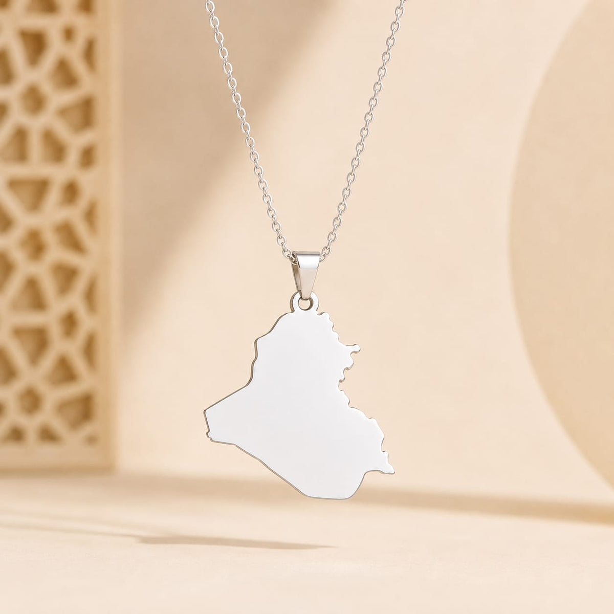 Iraq Country Necklace
